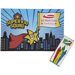 Super Kid Colouring Book & Crayon Set Main Image