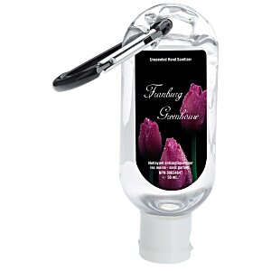Hand Sanitizer with Carabiner - 1.9 oz. Main Image