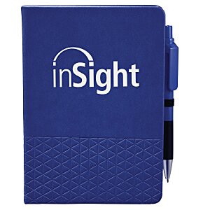 Geo Notebook with Pen - Closeout Colours Main Image