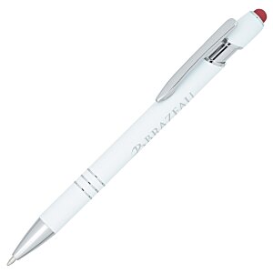 Textari Soft Touch Stylus Metal Pen - White Main Image
