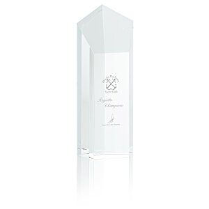Pentagon Crystal Tower Award - 8" Main Image