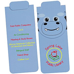 Paws and Claws Magnetic Bookmark - Hippo Main Image