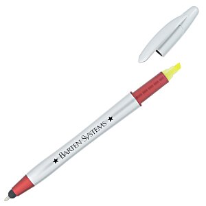 Modi Stylus Twist Pen/Highlighter - Silver Main Image