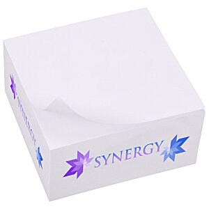 Post-it® Notes Cubes - 2-3/4" x 2-3/4" x 1-3/8" - White - Full Colour Main Image