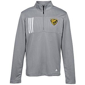 adidas 3-Stripes Double Knit 1/4-Zip Pullover Main Image