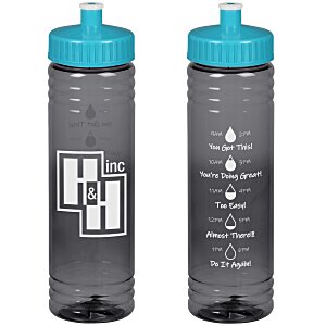 Halcyon Water Bottle with Droplet Graphics - 24 oz. Main Image