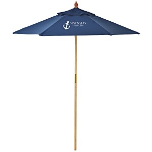Bamboo Market Umbrella - 7' Main Image