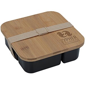 Square Bento Box with Bamboo Lid Main Image