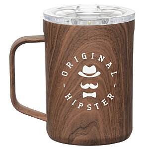 Corkcicle Coffee Mug - 16 oz. - Wood Main Image
