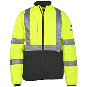 Xtreme Visibility Puffer Quilted Jacket Main Image