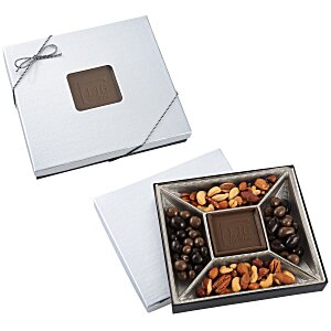 Small Treat Mix - Silver Box - Milk Chocolate Bar Main Image