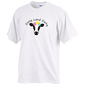 Gildan Ultra Cotton T-Shirt - Men's - Full Colour - White Main Image
