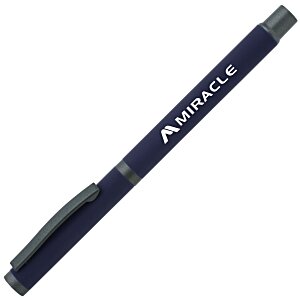Salute Soft Touch Rollerball Metal Pen - Closeout Main Image