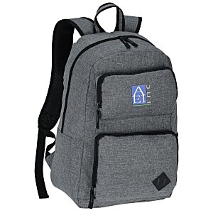 Graphite Deluxe Laptop Backpack - Embroidered Main Image