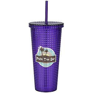 Hip to be Square Tumbler with Straw - 20 oz. Main Image