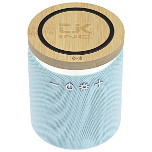 Ultra Sound Speaker with Bamboo Wireless Charger Main Image
