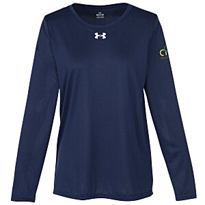 Under Armour Team Tech Long Sleeve T-Shirt - Ladies' - Embroidered Main Image