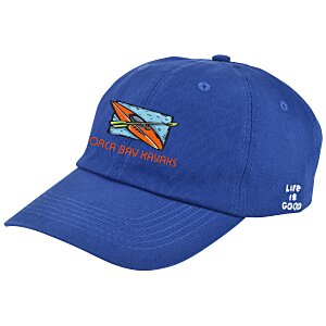 Life is Good Relaxed Twill Koozie® Cap - Embroidered Main Image