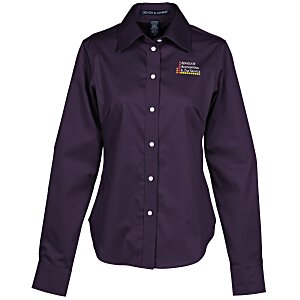 Crown Collection Solid Stretch Twill Shirt - Ladies'-Closeout Colours Main Image