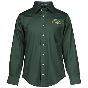 Crown Collection Solid Stretch Twill Shirt - Men's-Closeout Colours Main Image