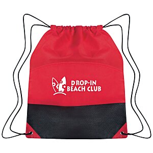Two-Tone Drawstring Sportpack- Closeout Colours Main Image