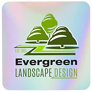 Holographic Sticker - Square - 4" x 4" Main Image