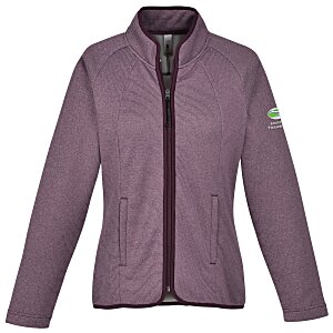 Venture Heathered Stripe Full-Zip - Ladies' Main Image