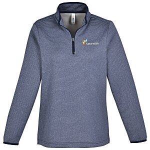 Venture Heathered Stripe 1/4-Zip Pullover - Ladies' Main Image