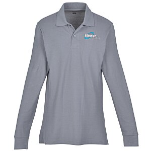 Palo Cotton Pique Long Sleeve Polo - Men's Main Image