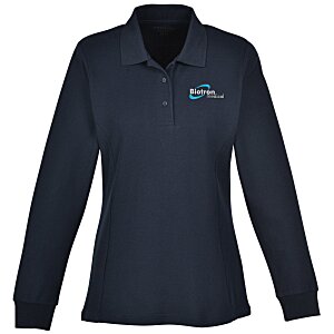 Palo Cotton Pique Long Sleeve Polo - Ladies' Main Image