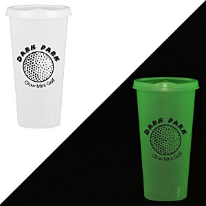 Rave Nite Glow Tumbler with Lid - 26 oz. Main Image