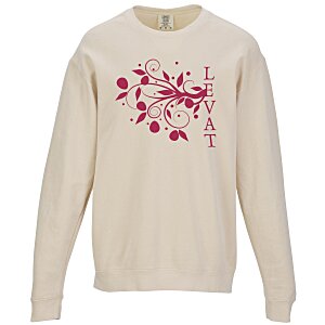 Comfort Colors Garment-Dyed Lightweight Cotton Fleece Crewneck Sweatshirt Main Image