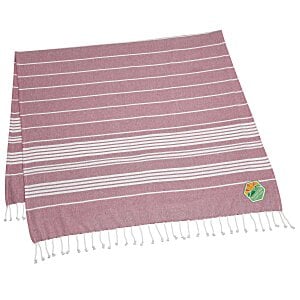 Lana Striped Pestemal Beach Towel Main Image