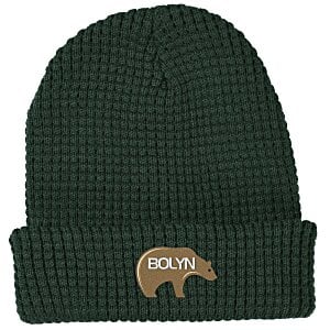 Chunky Waffle Knit Beanie Main Image