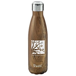 S'well Original Vacuum Bottle - 17 oz.- Wood Main Image