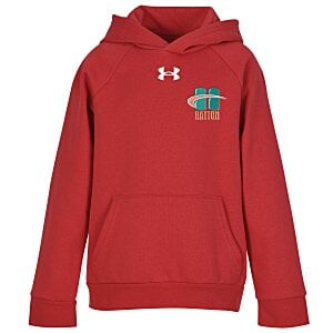 Under Armour Rival Fleece Hoodie - Youth - Embroidered Main Image