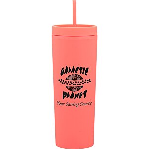 Dash Soft-Touch Acrylic Tumbler with Straw - 17 oz. - Closeout Colour Main Image