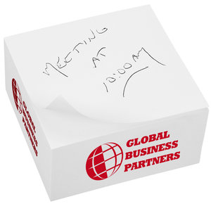 Post-it® Notes Cubes - 2-3/4" x 2-3/4" x 1-3/8" - White Main Image