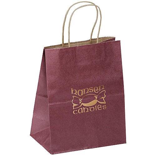 Matte Shopping Bag - 9 3/4 inches x 7 3/4 inches Main Image