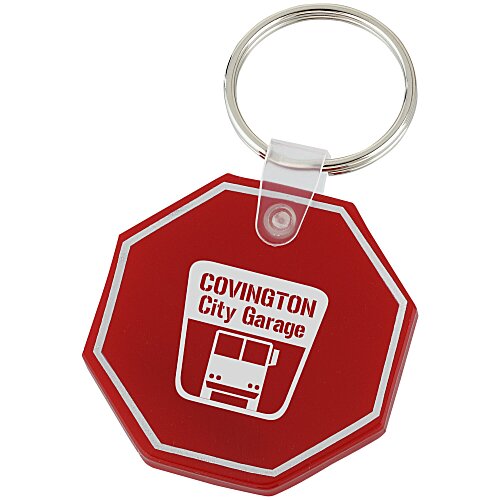 Stop Sign Soft Keychain - Opaque Main Image