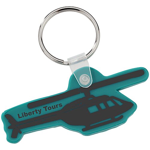 Helicopter Soft Keychain - Opaque Main Image
