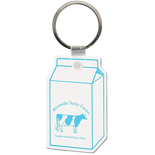 Milk Carton Soft Keychain - Opaque Main Image