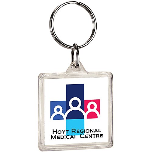 Crystal Acrylic Keychain - Square Main Image