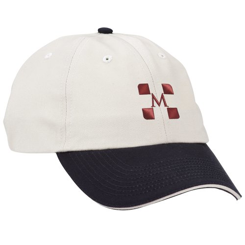 Brushed Cotton Twill Sandwich Cap - Two Tone Main Image