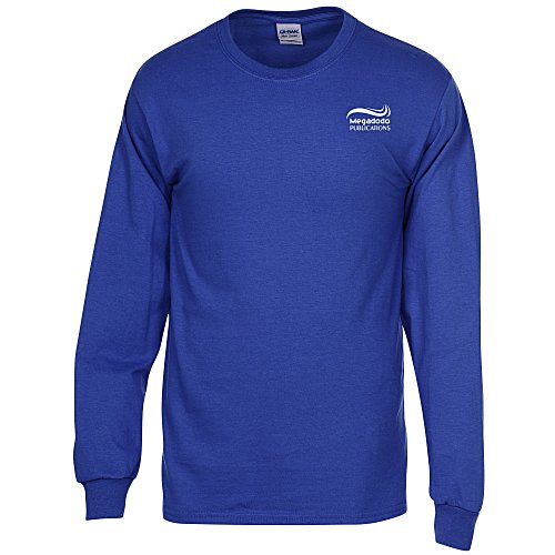 Gildan Ultra Cotton LS T-Shirt - Screen - Colours Main Image