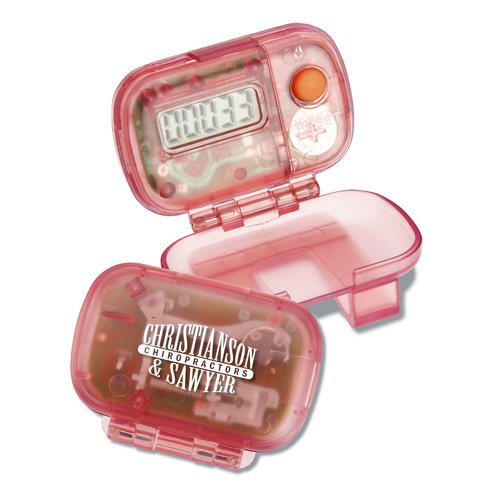 Flip-Case Pedometer - Translucent Main Image
