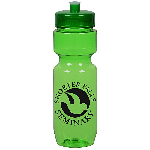 Translucent Sport Bottle with Push / Pull Cap Main Image
