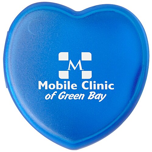 Pill Box Heart Shape - Translucent Main Image