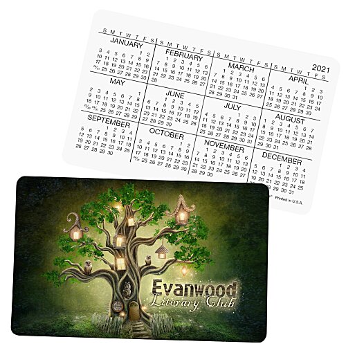 Business Card Calendar Main Image
