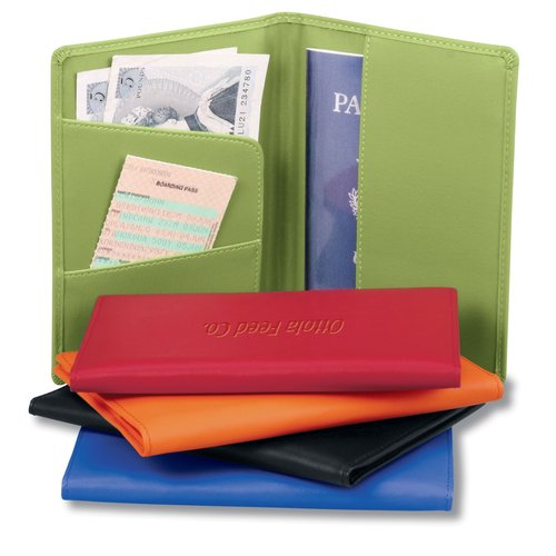 Colourplay Leather Passport Wallet Main Image